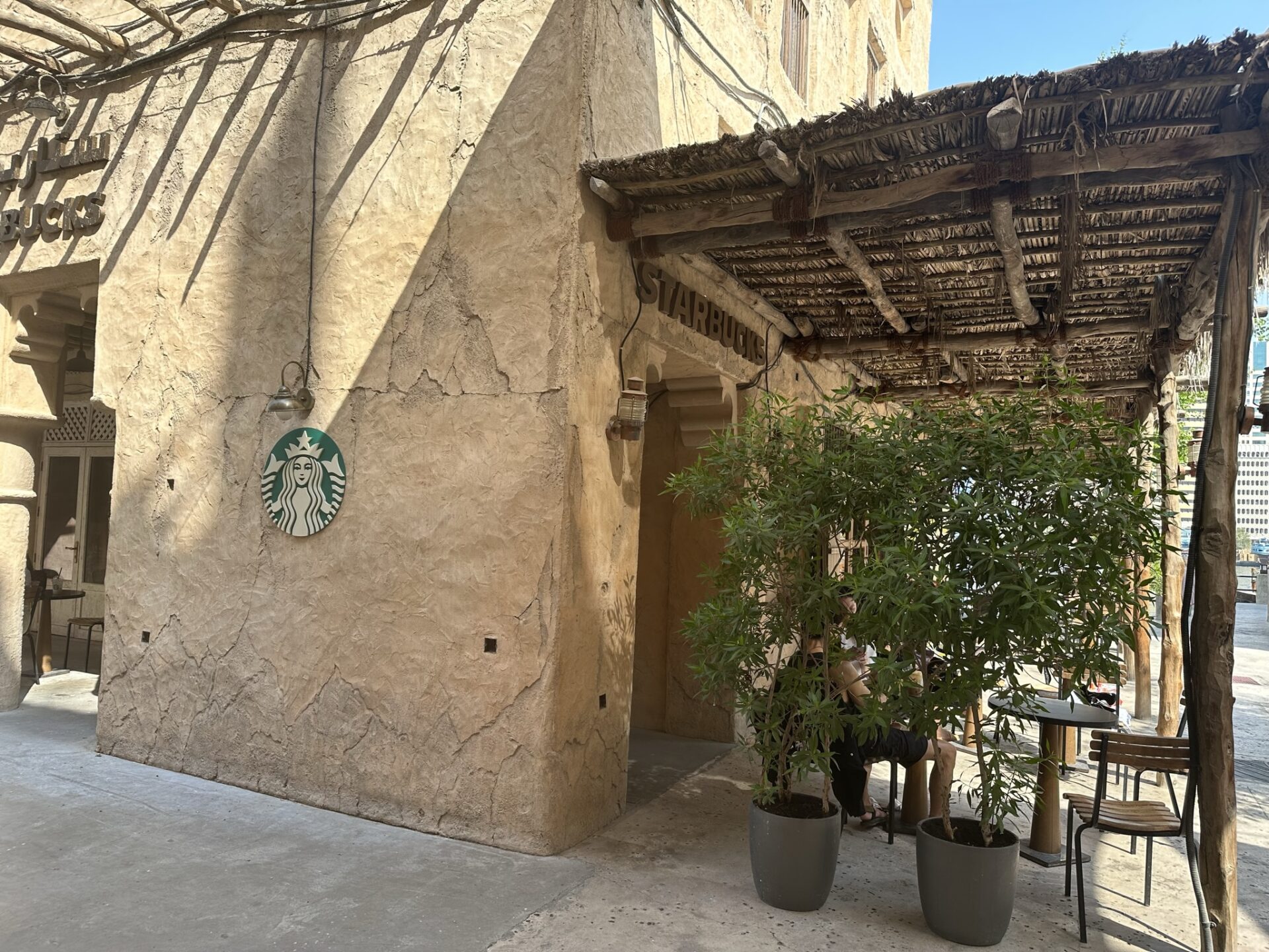 Starbucks super nice nestled in Al Seef Dubai