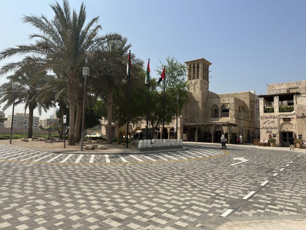 The traffic circle. between Al Seef and Al Fahidi