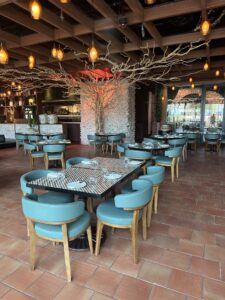 Der Beachclub / Restaurant BlaBla am JBR in Dubai. Sehr gutes Essen und coole Musik
