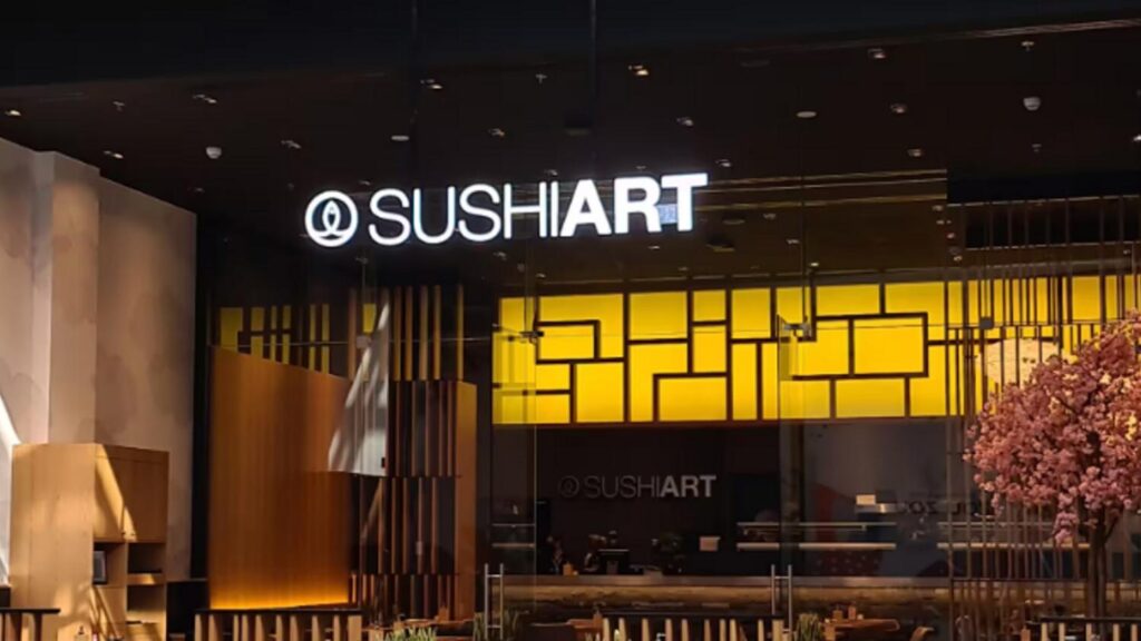 Sushi Art is a Japanese restaurant that offers excellent sushi. Among other things, the restaurant is located at the JBR in Dubai